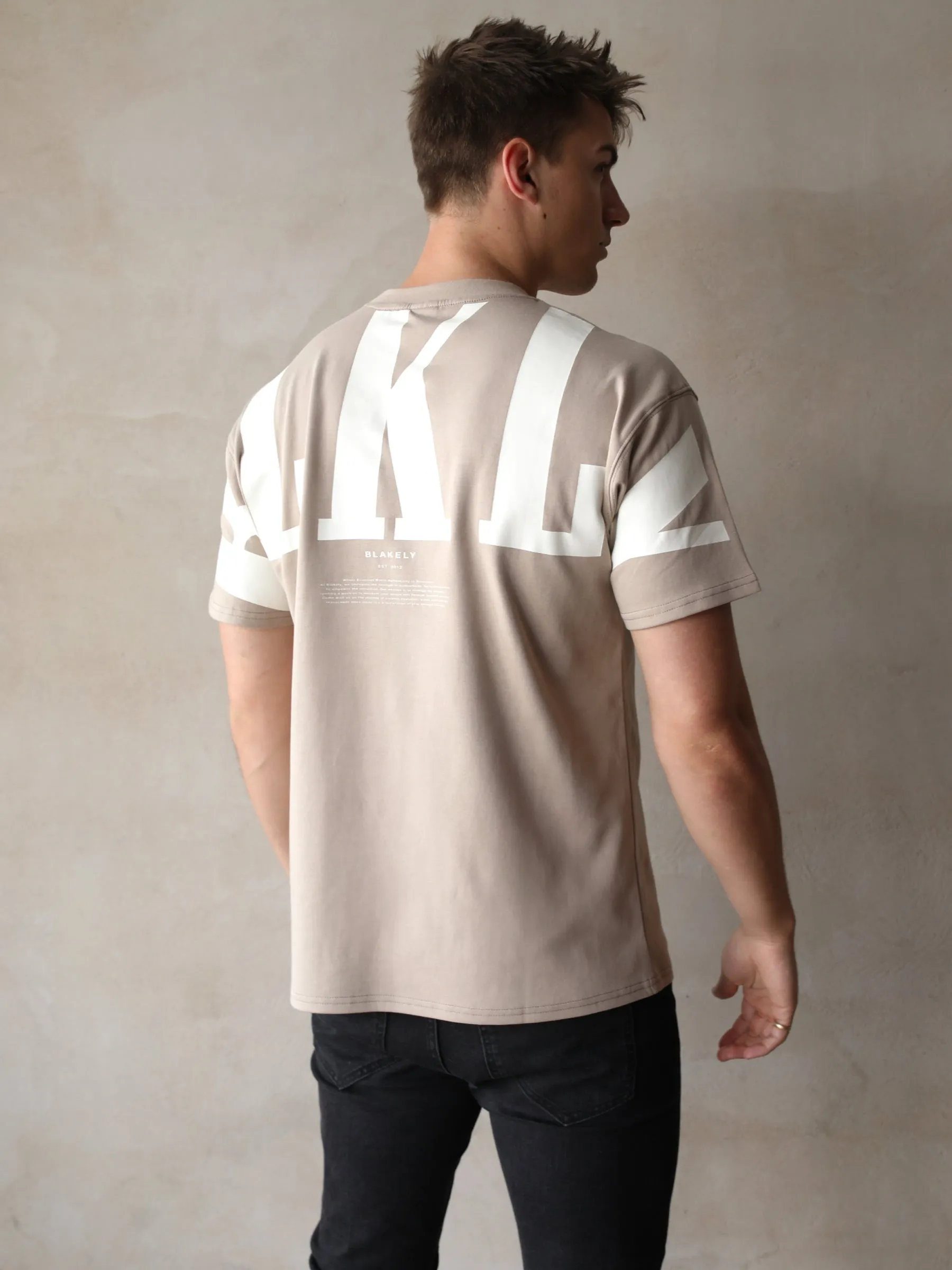 BLKLY Relaxed T-Shirt - Tan