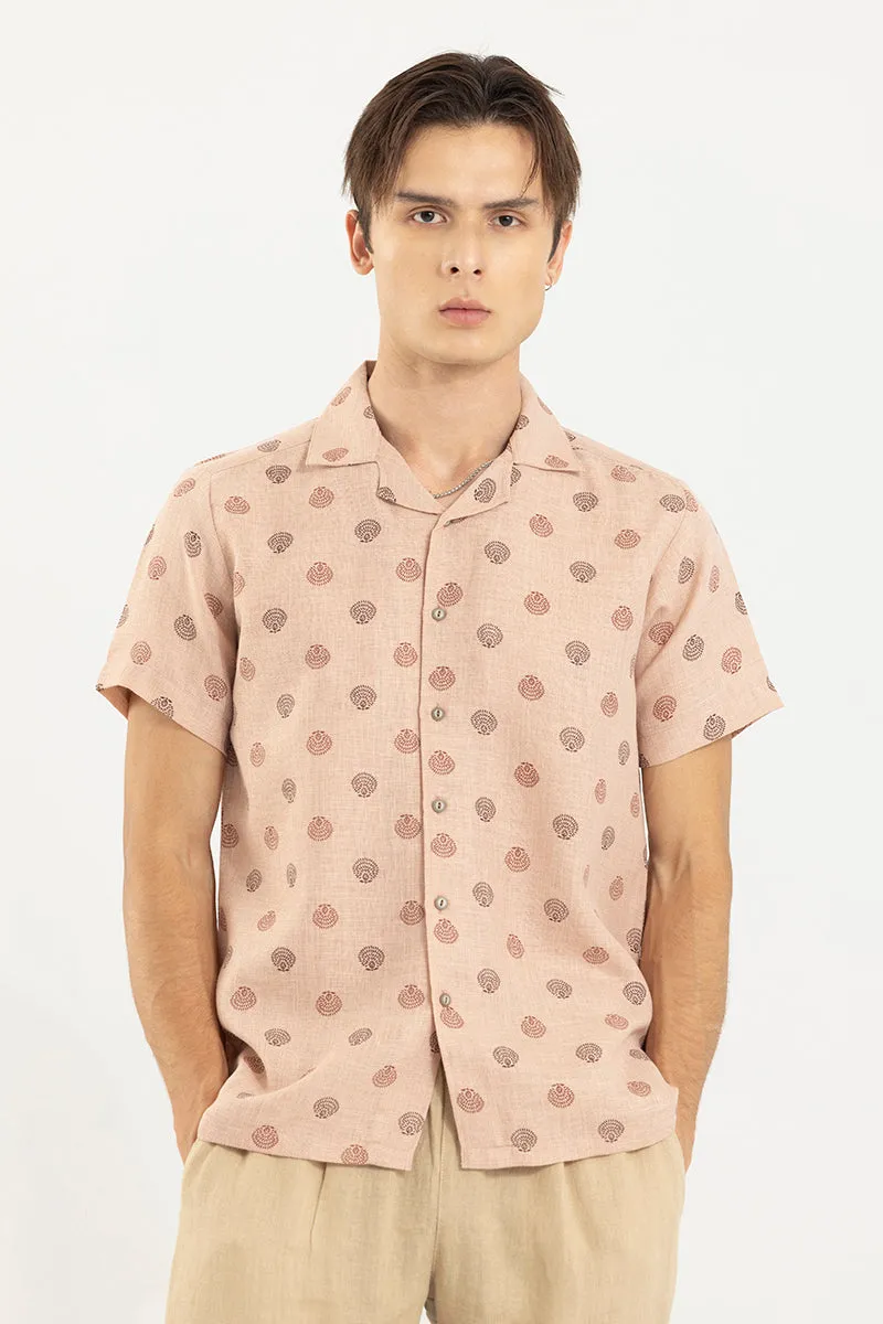 Blooming Leaf Beige Shirt