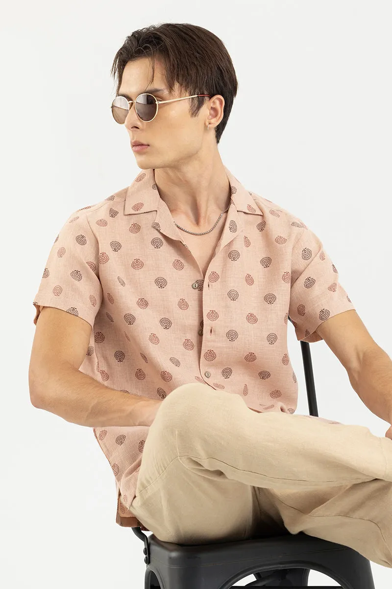 Blooming Leaf Beige Shirt