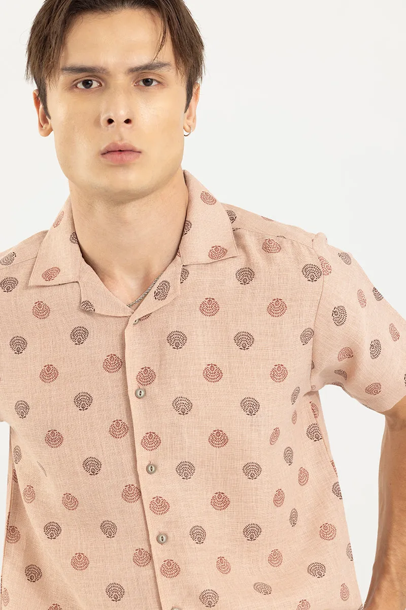 Blooming Leaf Beige Shirt