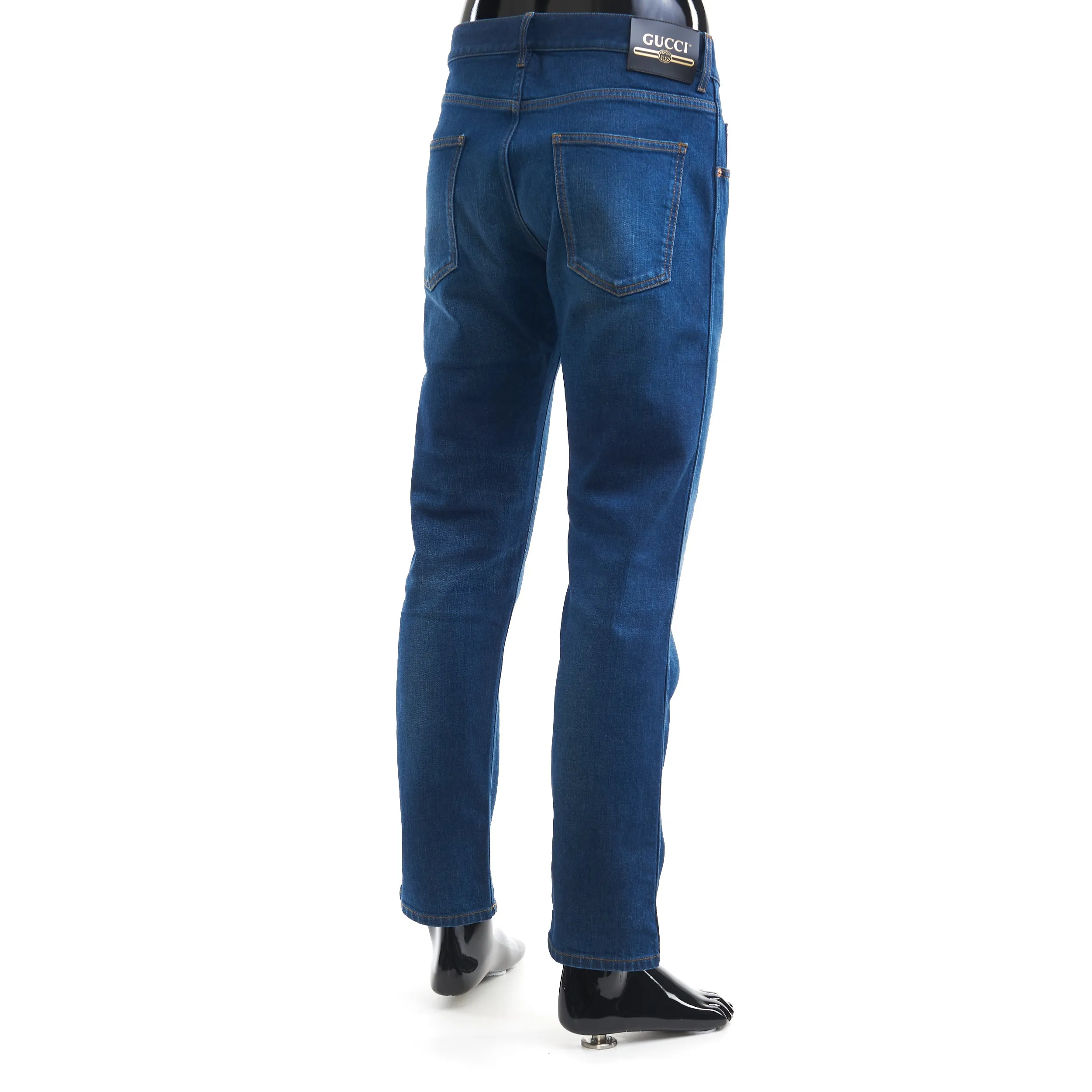 Blue Tapered Denim Pant