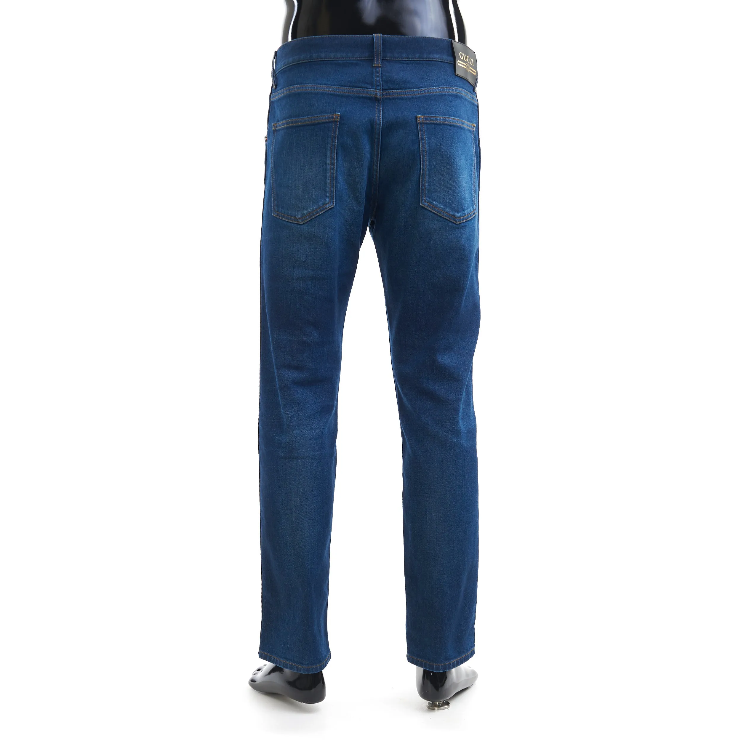 Blue Tapered Denim Pant