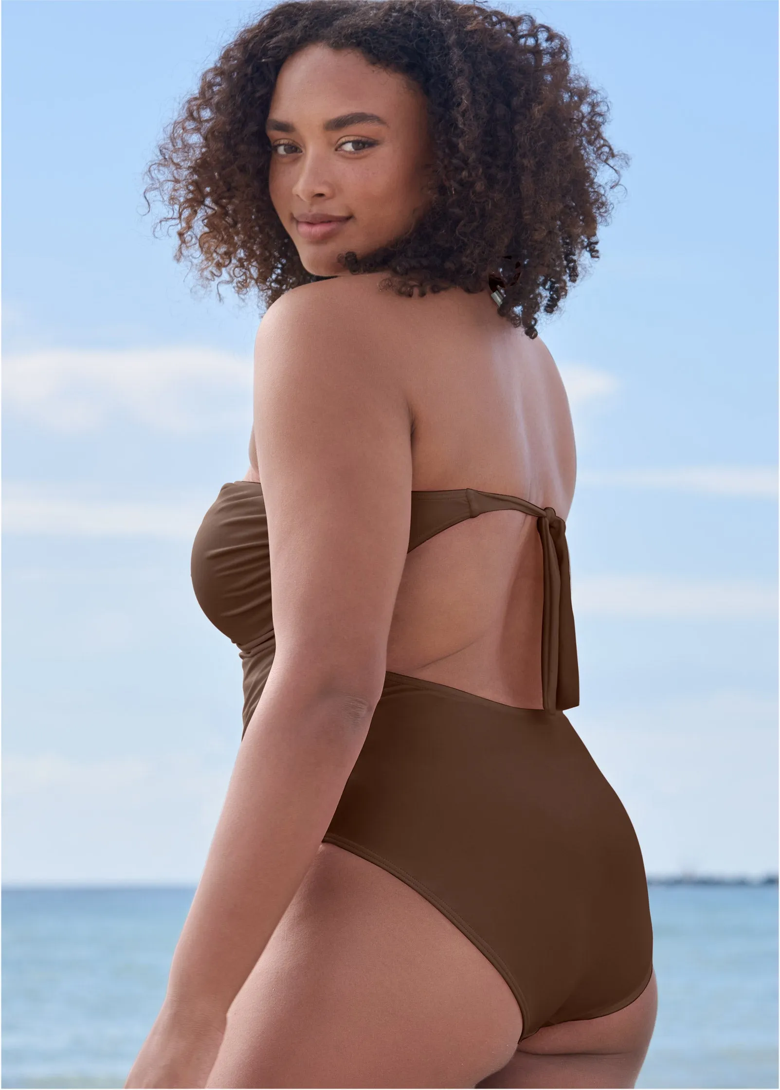 Bold One-Piece - Mocha