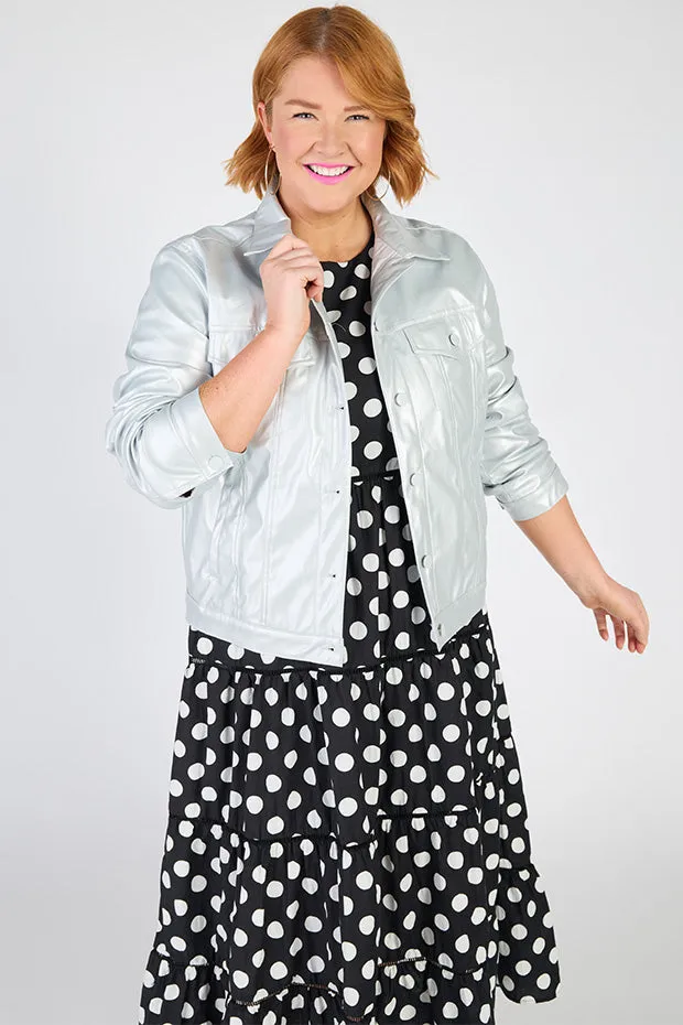 Brigitta Silver Jacket