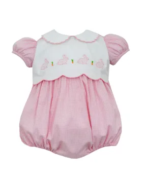 Bunnies Bubble | Pink (12M, 18M, 24M)