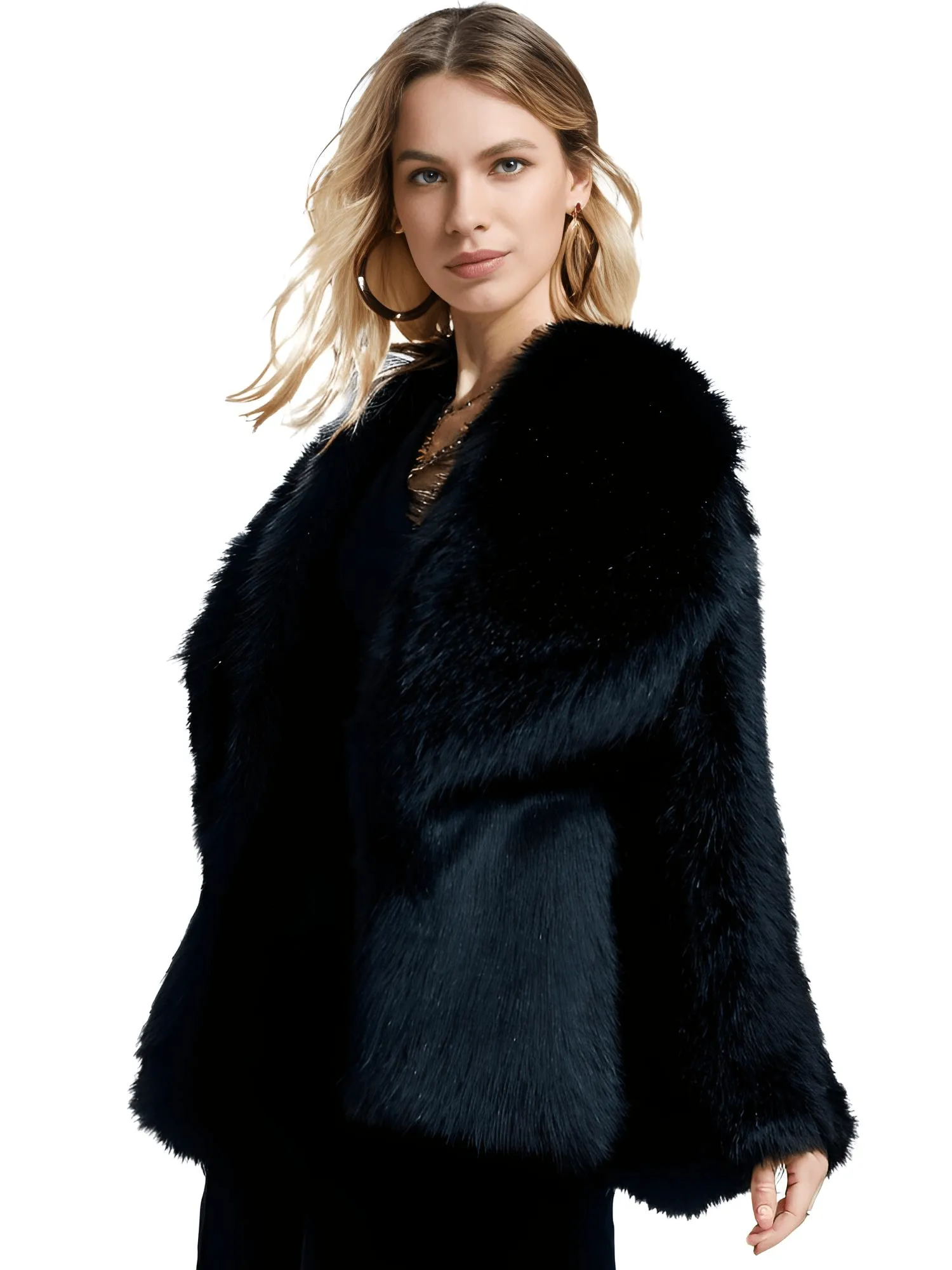 Chic Short Faux Fur Jackets For Women