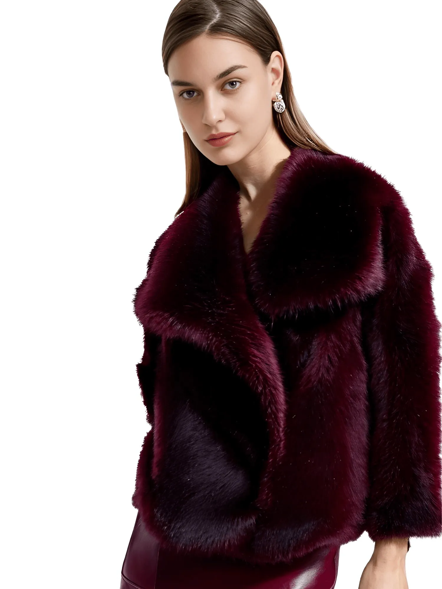 Chic Short Faux Fur Jackets For Women