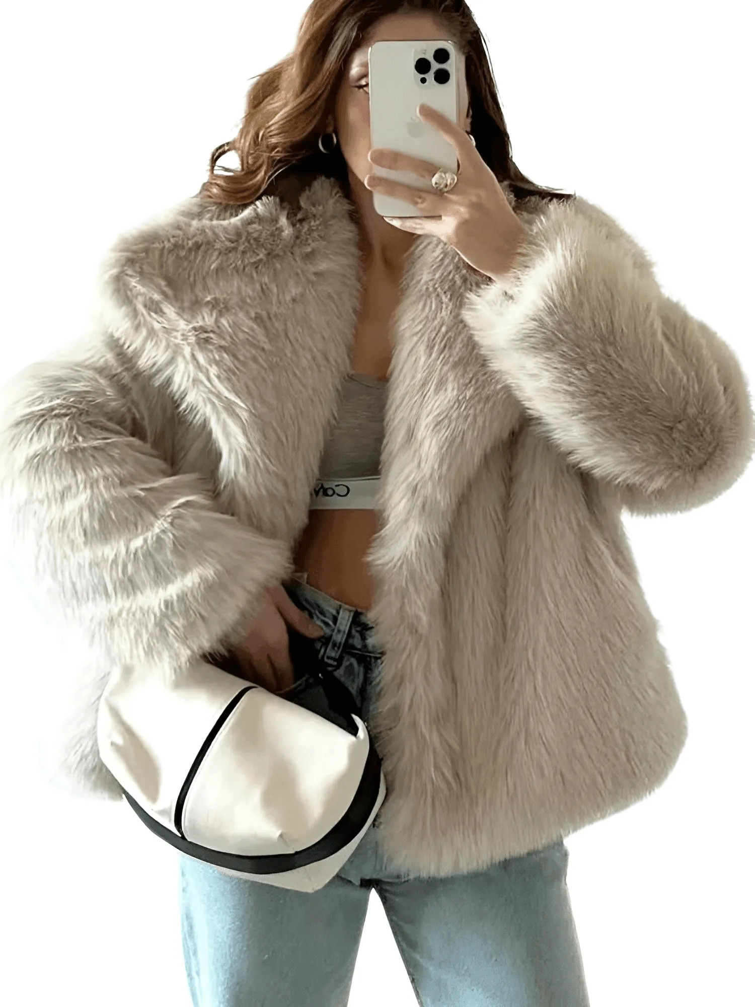 Chic Short Faux Fur Jackets For Women