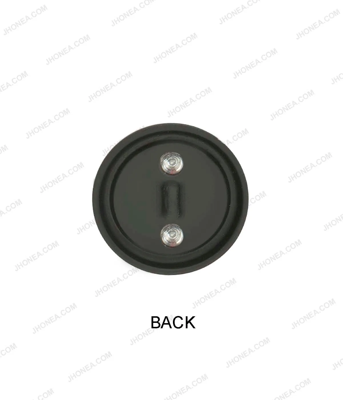 Classic Antique Brass with Matte Black Rim Border Metal Buttons