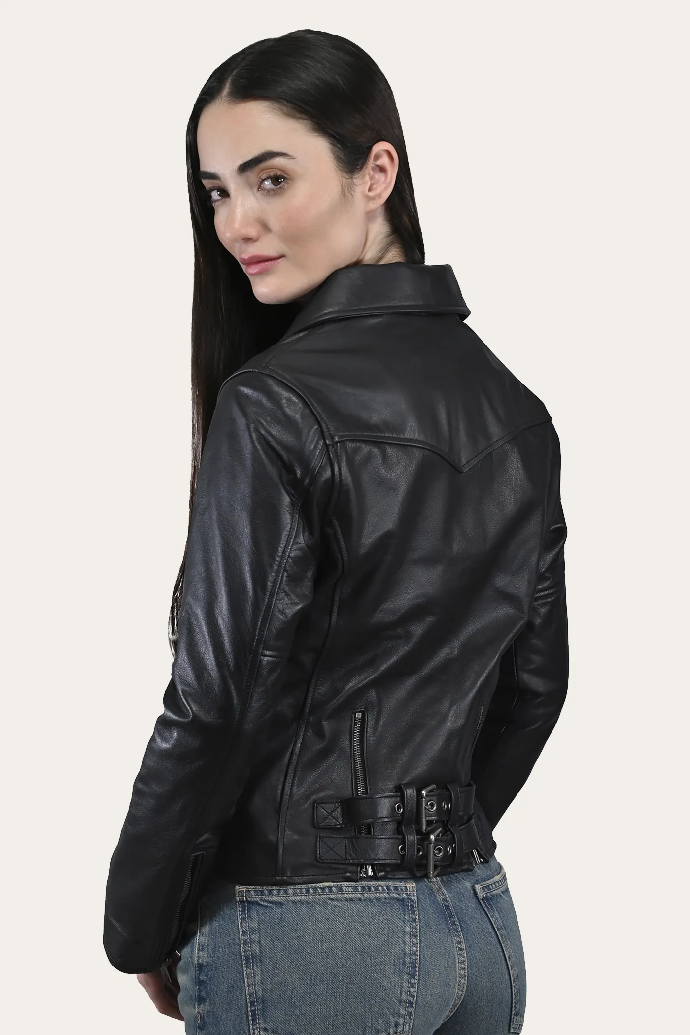 Classic Biker Leather Jacket