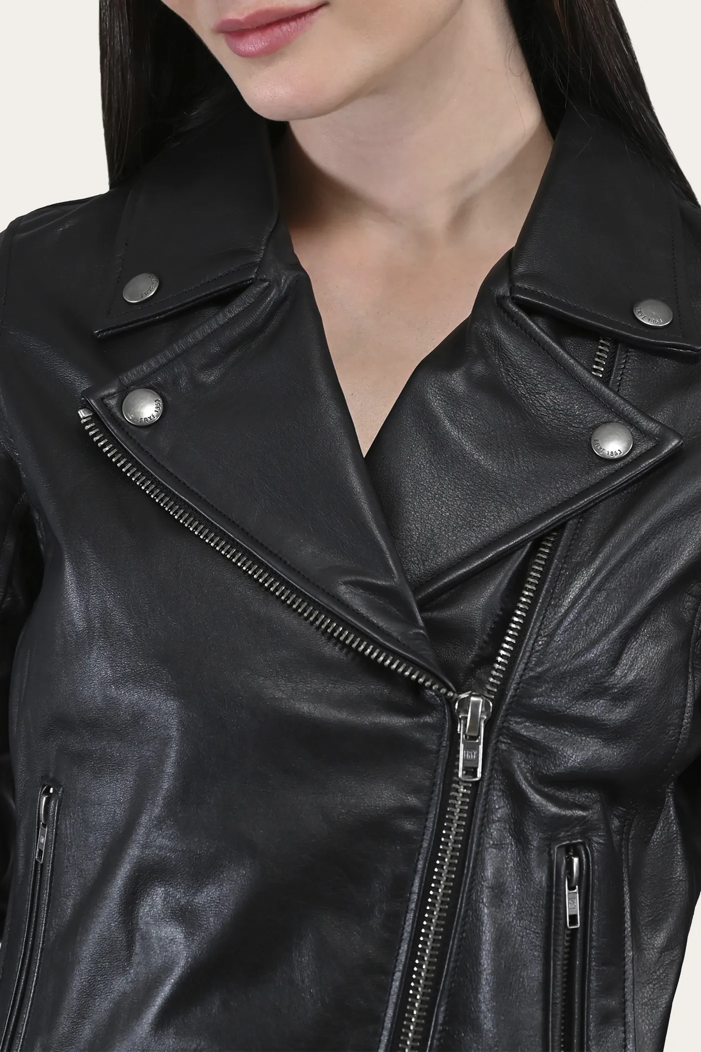 Classic Biker Leather Jacket