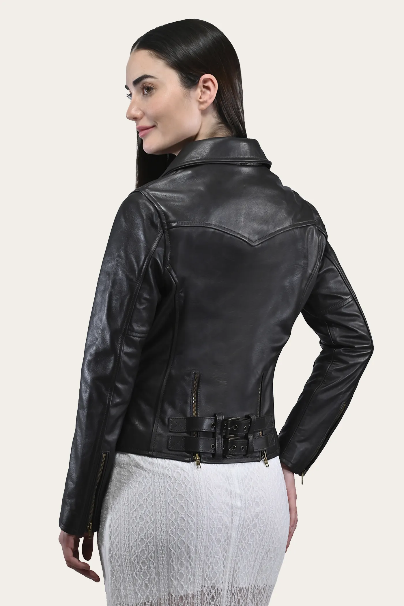 Classic Biker Leather Jacket