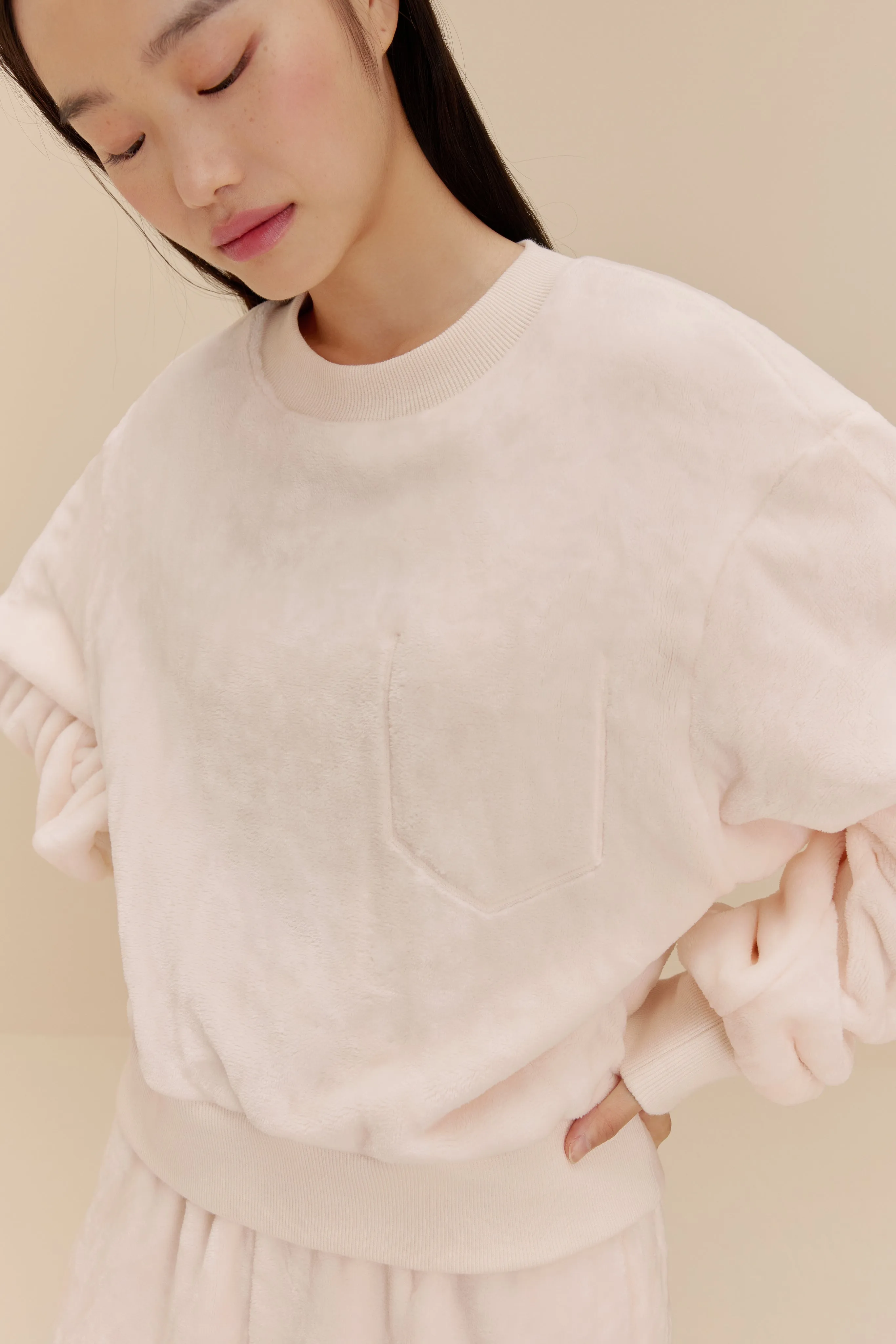 Classic Cozy Fleece Pajama Top