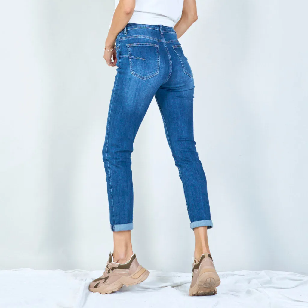 Classic high-waisted skinny jeans wholesale