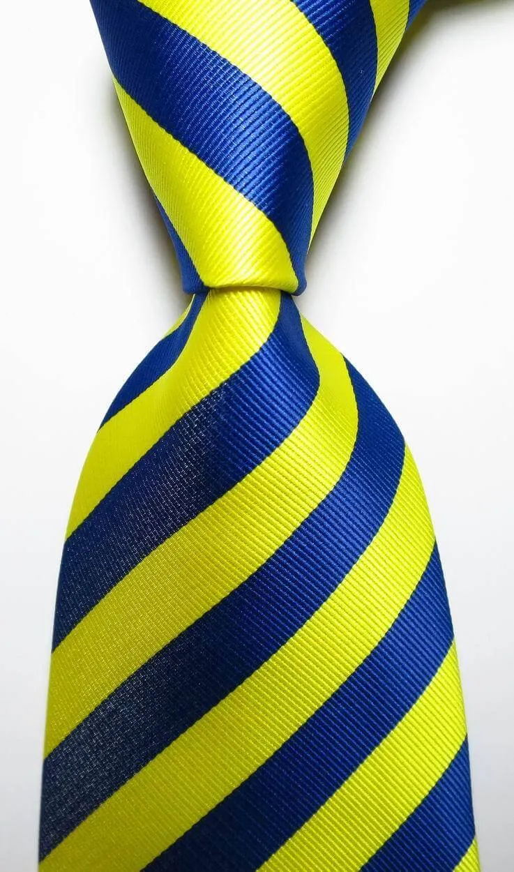 Colorful Striped Silk Neckties 100% Silk Mens Neck Tie