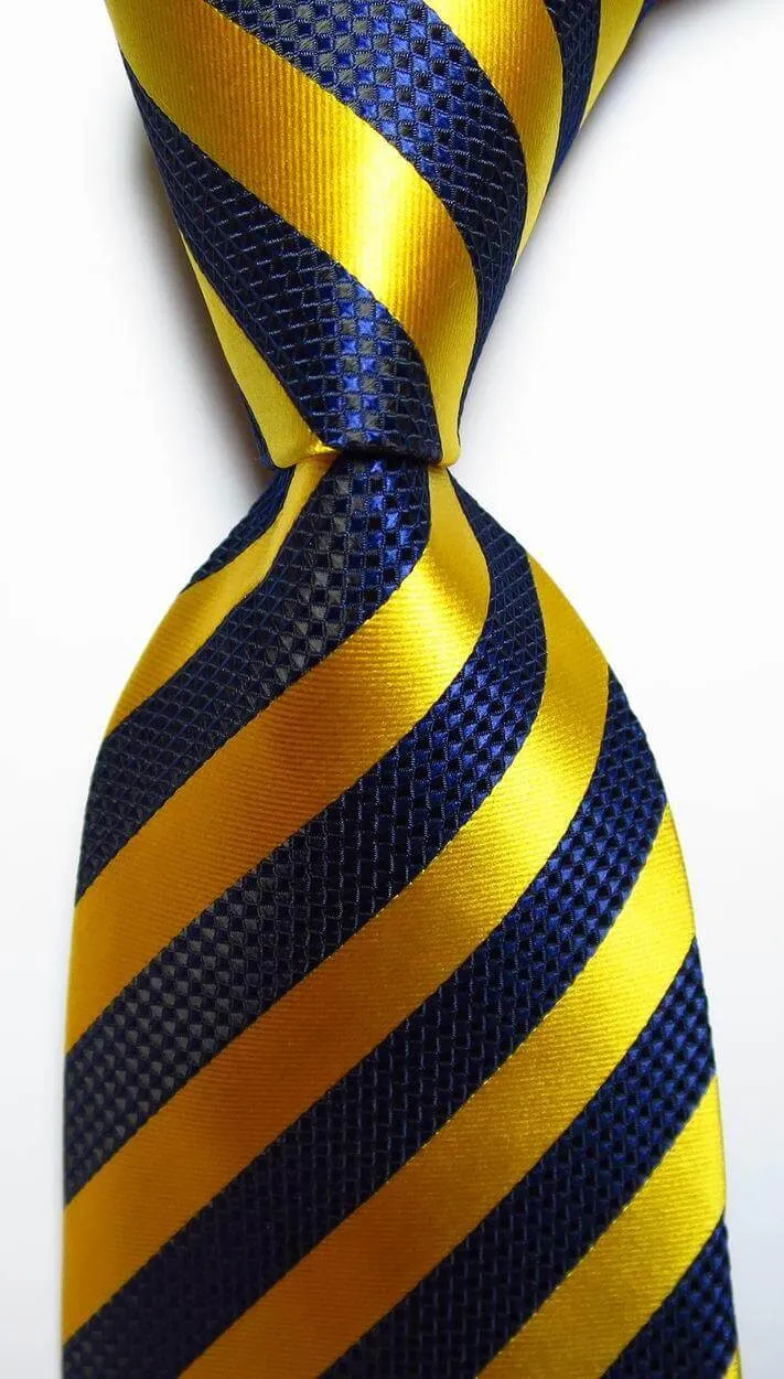 Colorful Striped Silk Neckties 100% Silk Mens Neck Tie