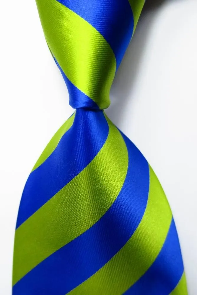 Colorful Striped Silk Neckties 100% Silk Mens Neck Tie