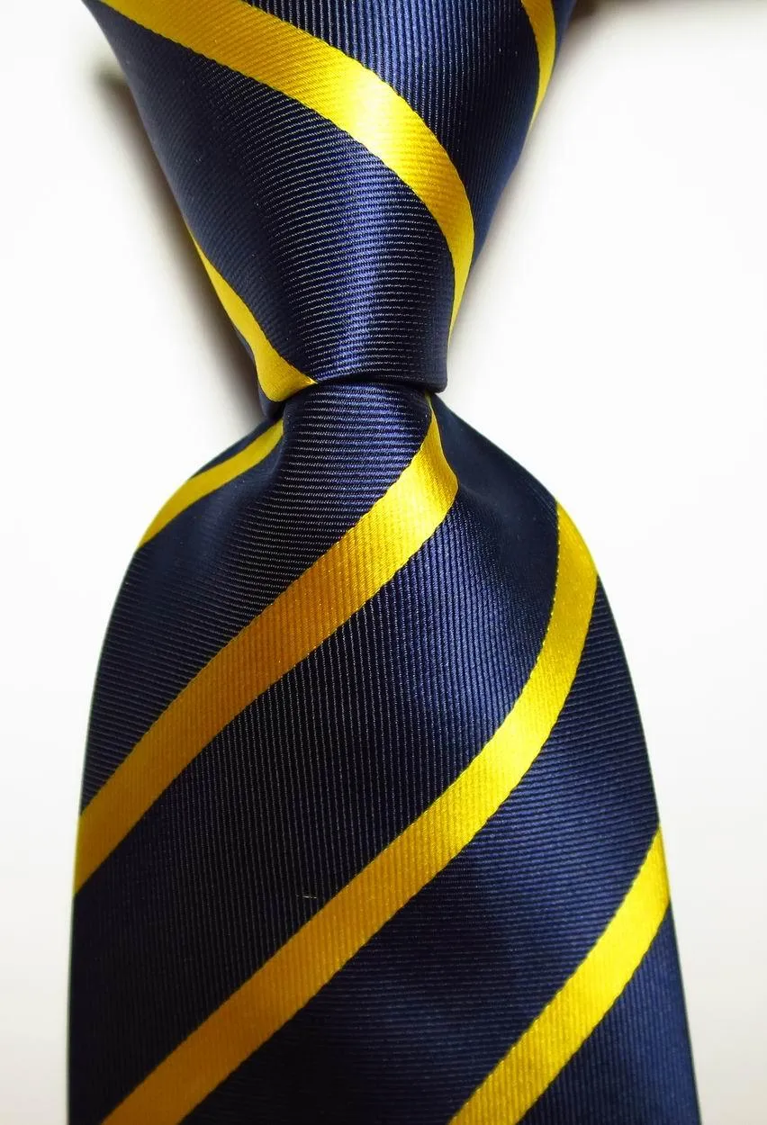 Colorful Striped Silk Neckties 100% Silk Mens Neck Tie