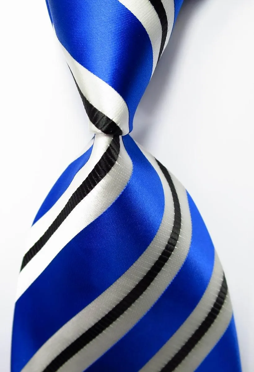 Colorful Striped Silk Neckties 100% Silk Mens Neck Tie