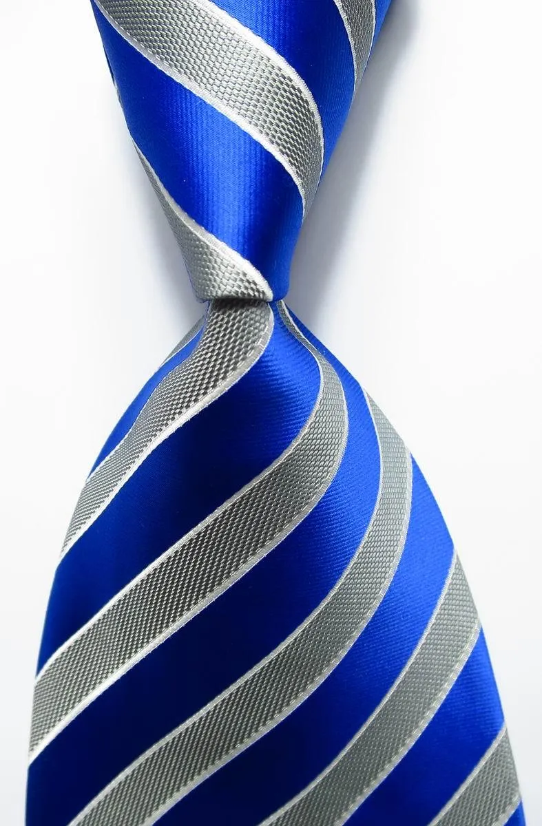 Colorful Striped Silk Neckties 100% Silk Mens Neck Tie