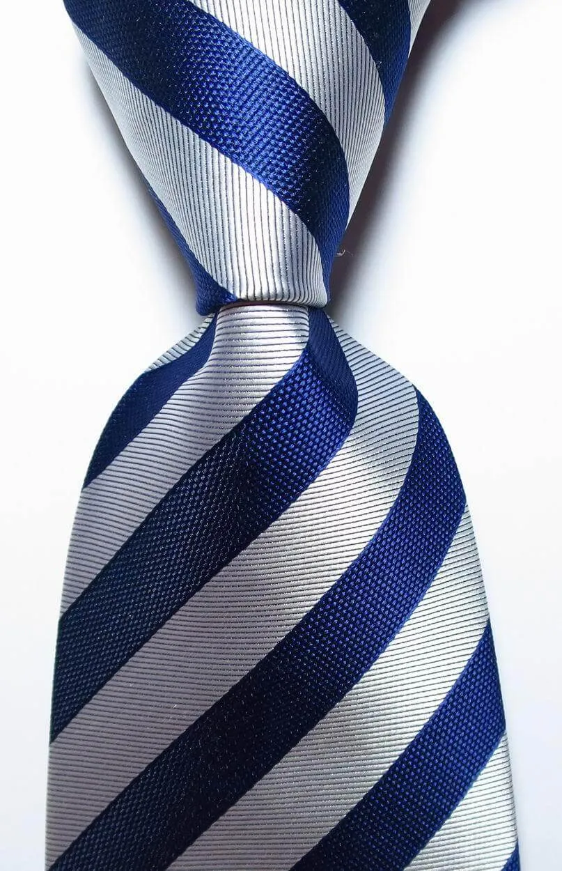 Colorful Striped Silk Neckties 100% Silk Mens Neck Tie