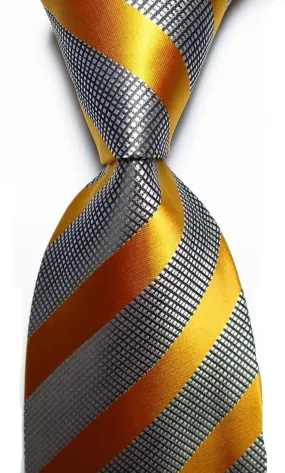 Colorful Striped Silk Neckties 100% Silk Mens Neck Tie