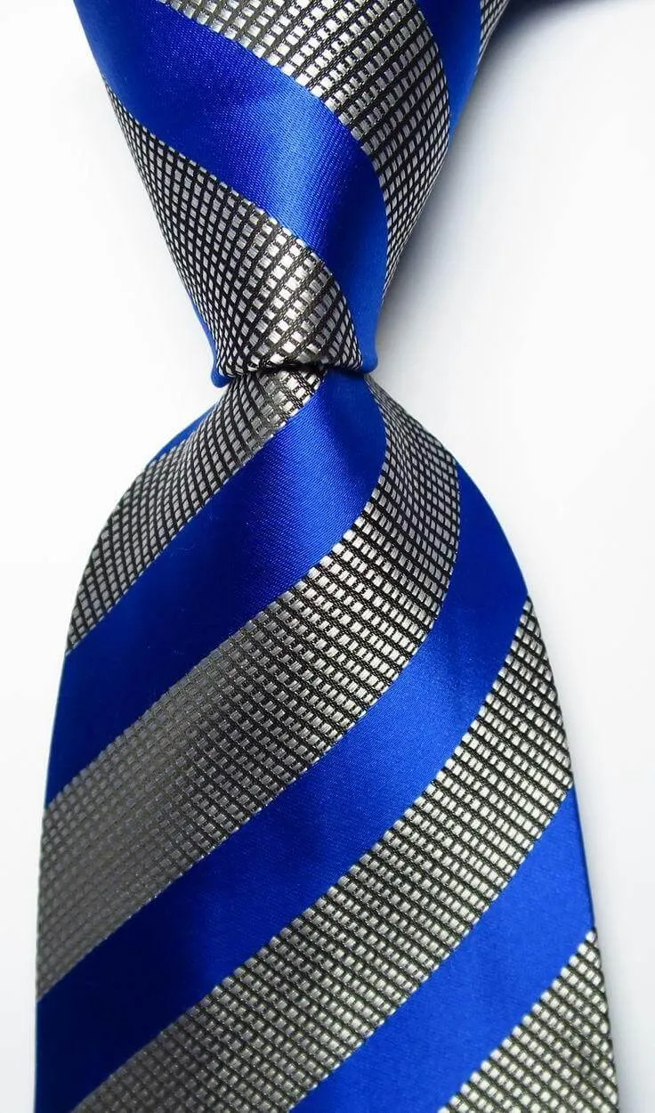 Colorful Striped Silk Neckties 100% Silk Mens Neck Tie