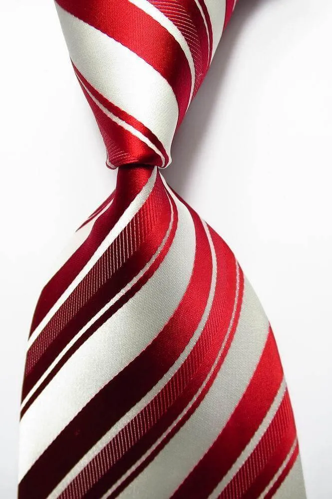 Colorful Striped Silk Neckties 100% Silk Mens Neck Tie