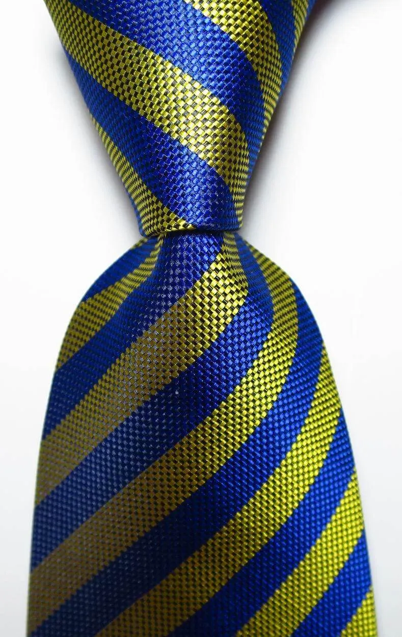 Colorful Striped Silk Neckties 100% Silk Mens Neck Tie