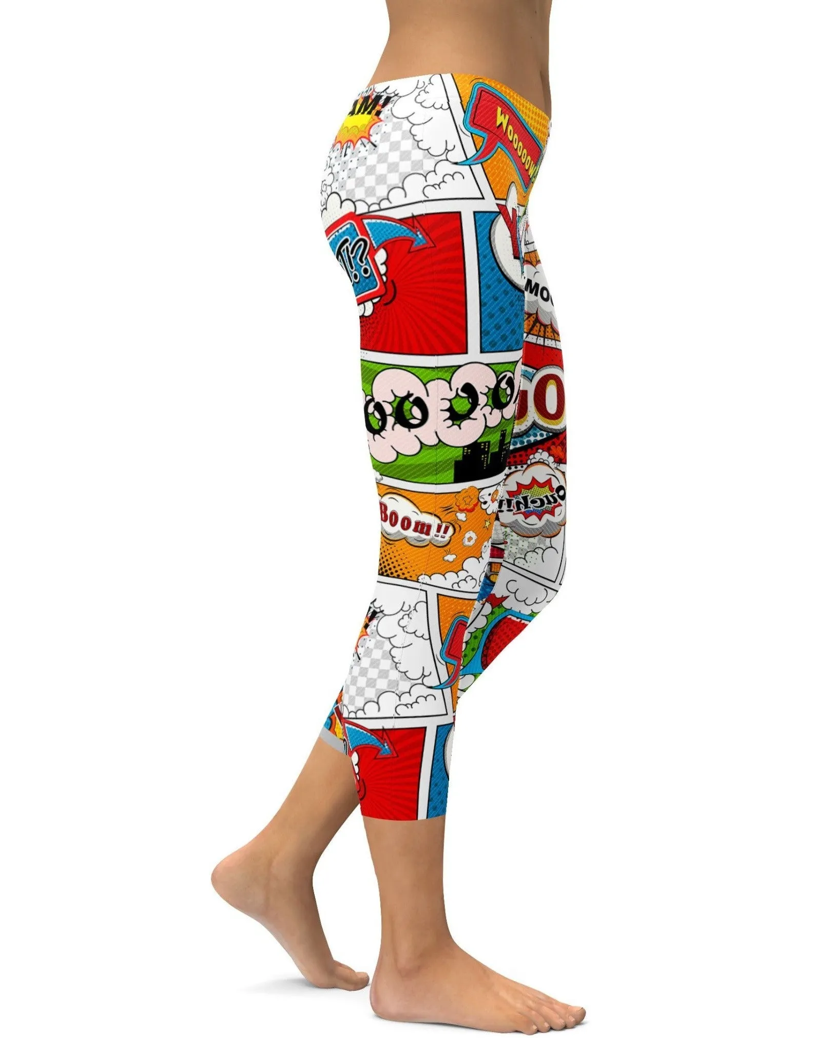 Comic Book Super Hero Capris