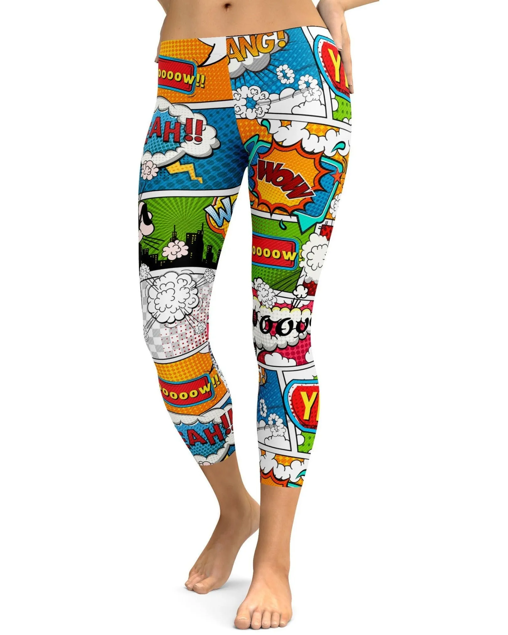 Comic Book Super Hero Capris