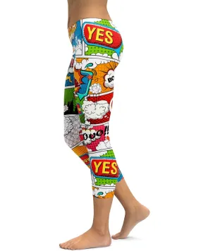 Comic Book Super Hero Capris