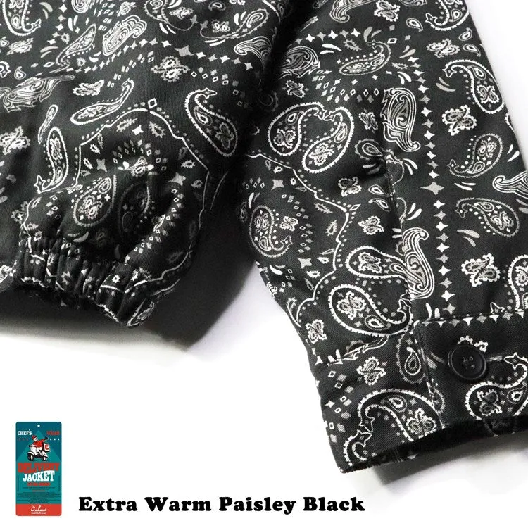 Cookman Delivery Jacket EX Warm - Paisley Black