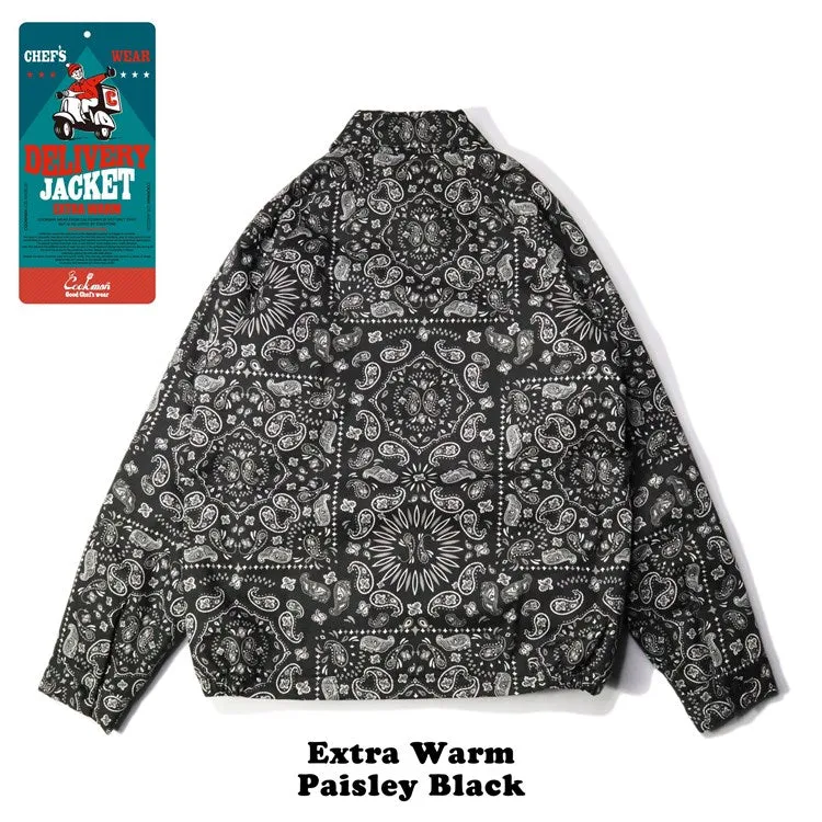 Cookman Delivery Jacket EX Warm - Paisley Black