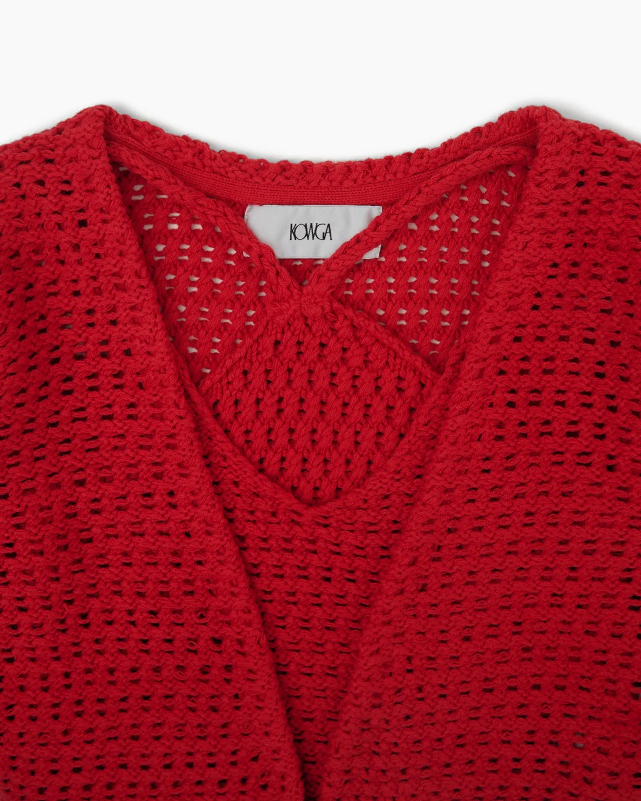 Cozy Knit Top Set Hot Red