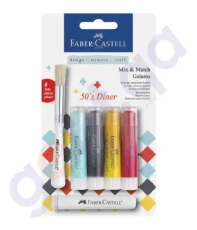 CRAYO GELATOS DINER 4PC BLISTER BY FABER CASTELL