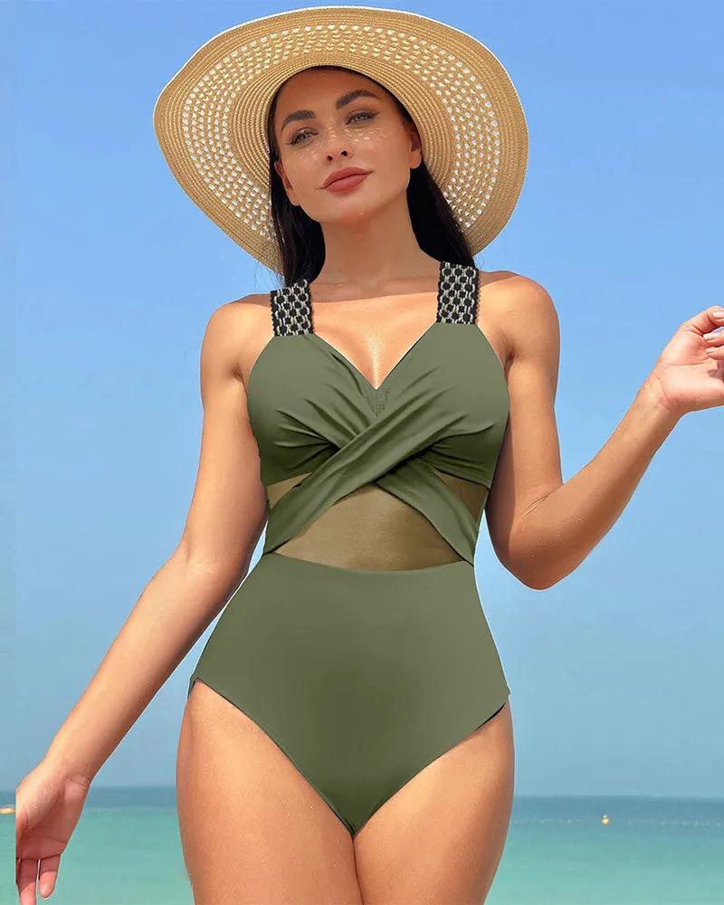 Cutout One-Piece Swimwear