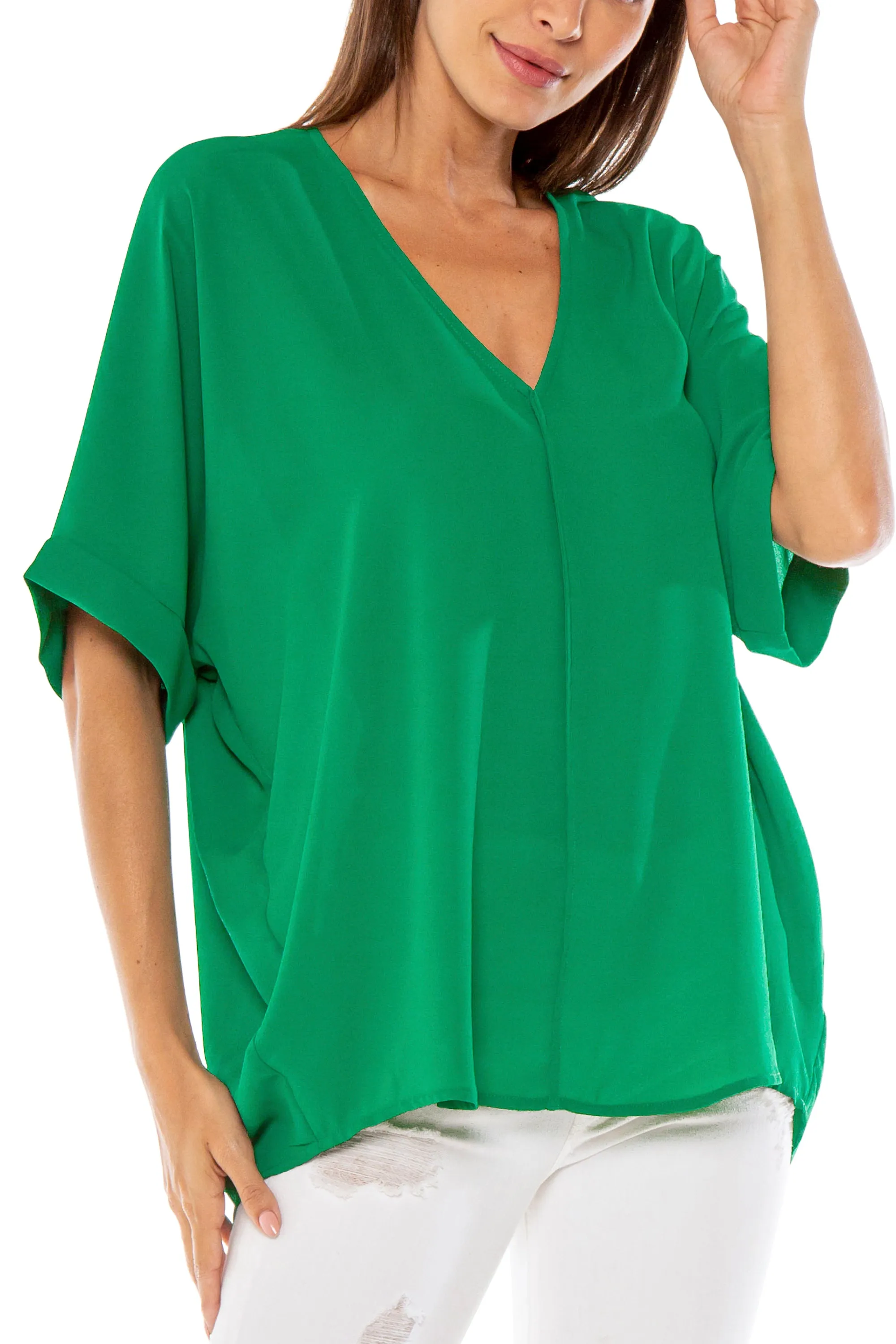 Darren V-Neck Loose Top