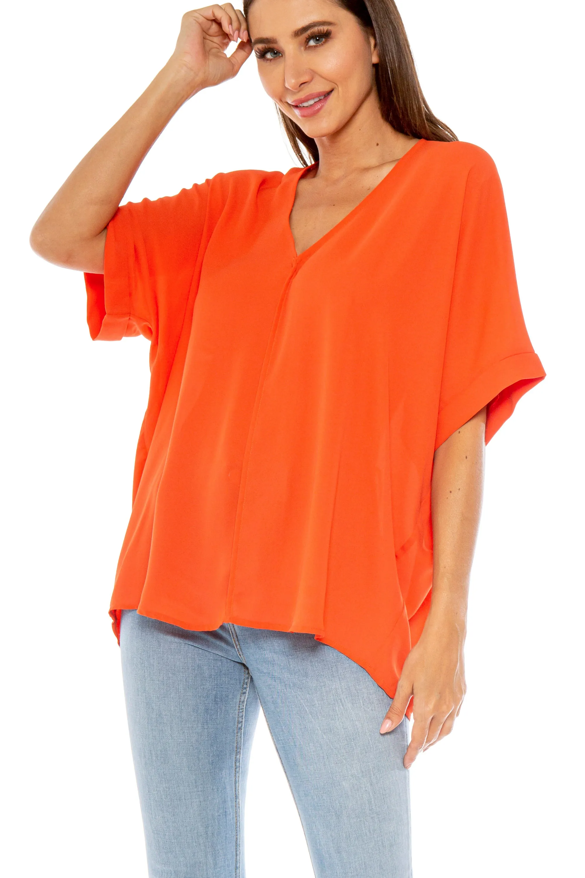 Darren V-Neck Loose Top