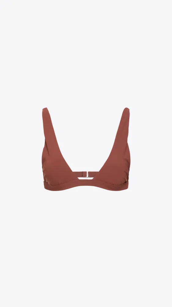 Decollete Top - Umber