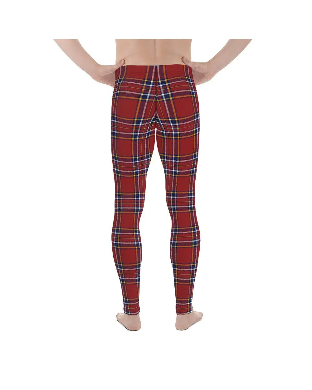 Deep Red Tartan Meggings