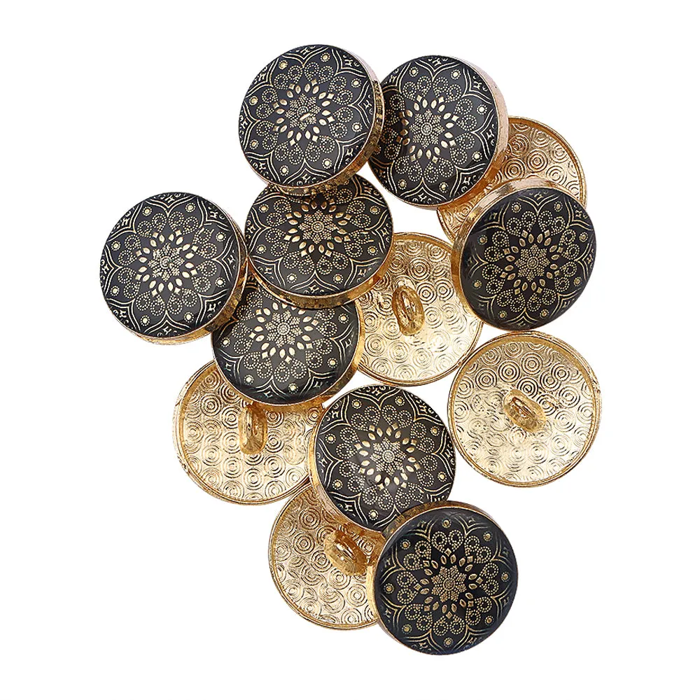 Designer Lamination Shank Metal Buttons for Ethnic Wear