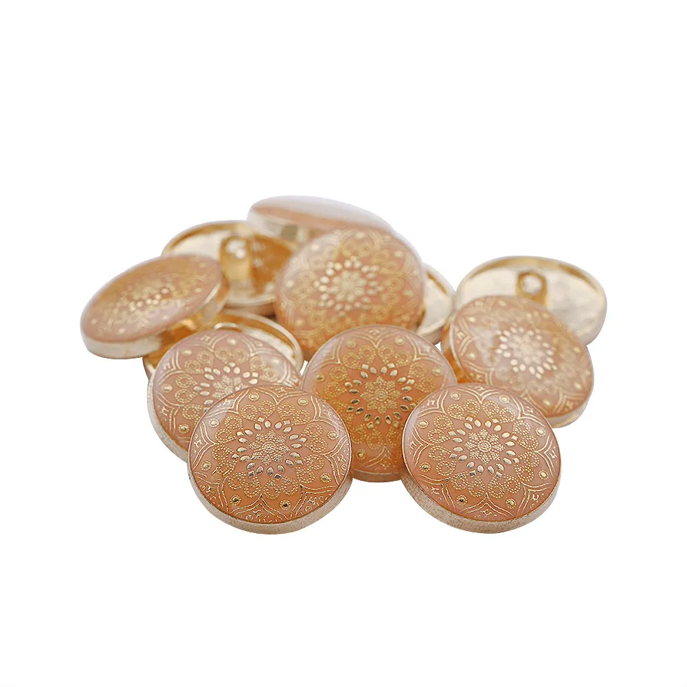 Designer Lamination Shank Metal Buttons for Ethnic Wear