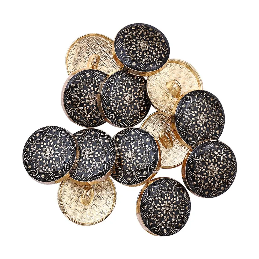 Designer Lamination Shank Metal Buttons for Ethnic Wear