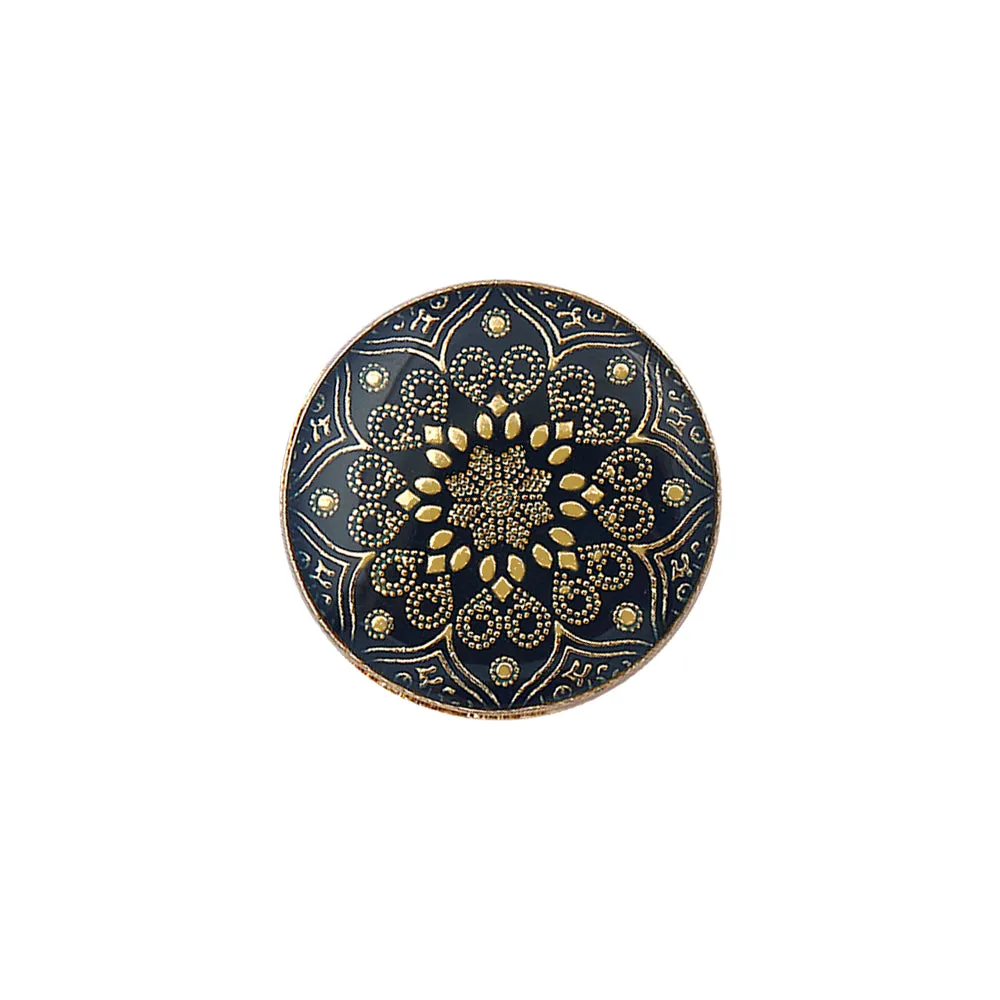 Designer Lamination Shank Metal Buttons for Ethnic Wear