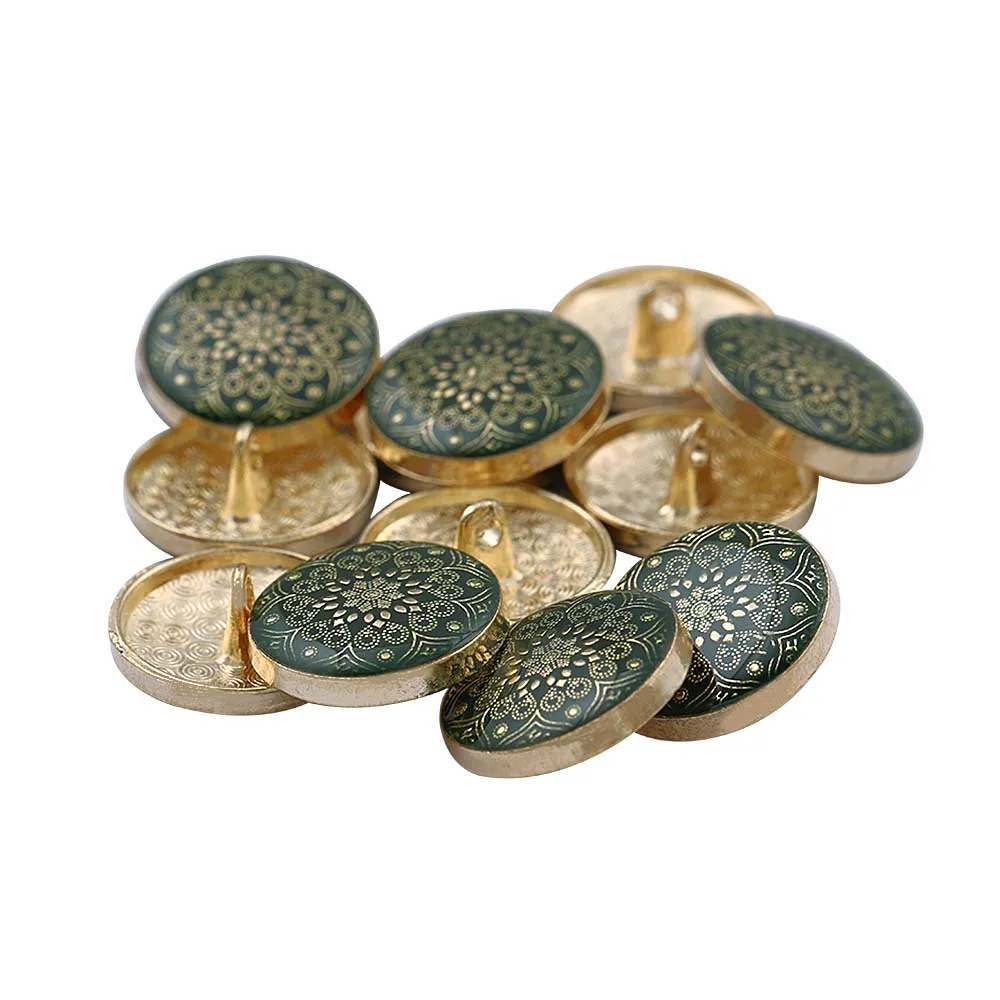 Designer Lamination Shank Metal Buttons for Ethnic Wear