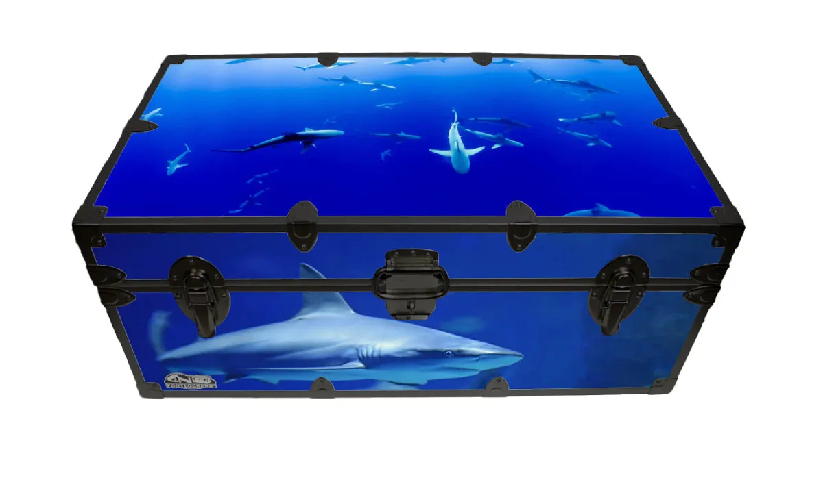 Designer Trunk - Sharks - 32x18x13.5"