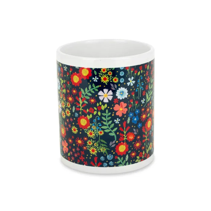 Ditsy Poppy & Floral Mug