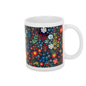 Ditsy Poppy & Floral Mug