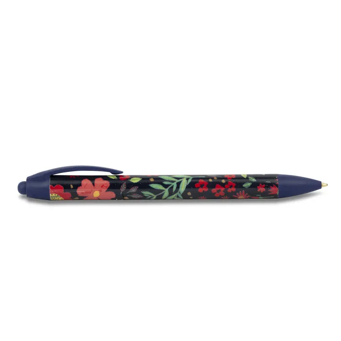 Ditsy Poppy & Floral Pens - Pack of 2